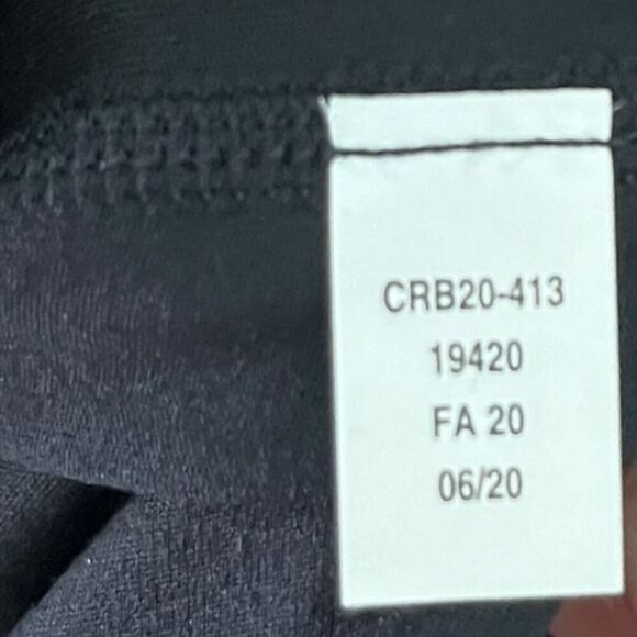 Carbon38 Cloud Compression Mini Dress XXL Black Built-In Shorts V Back - Picture 10 of 10